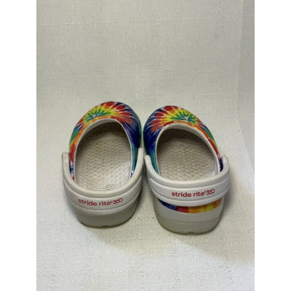 Toddler‎ Stride Rite 360 Tie Dye Clog Slip On  Shoes 4M Light Up